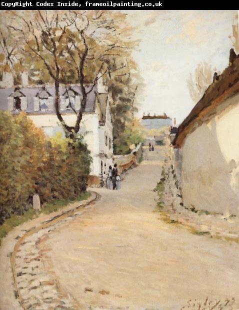 Alfred Sisley Rue de Princesse,Louveciennes